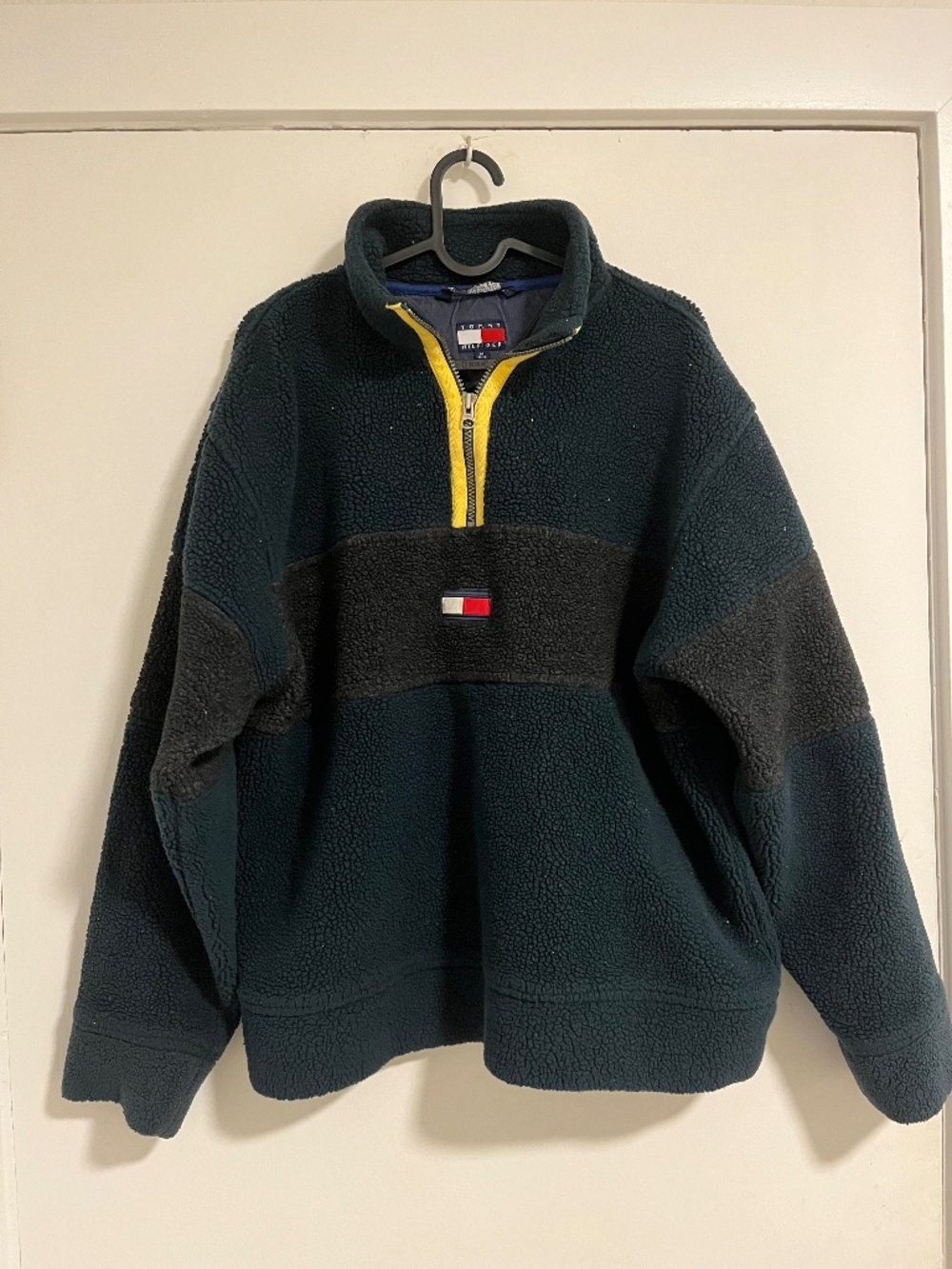 Tommy Hilfiger quarter zip teddy fleece